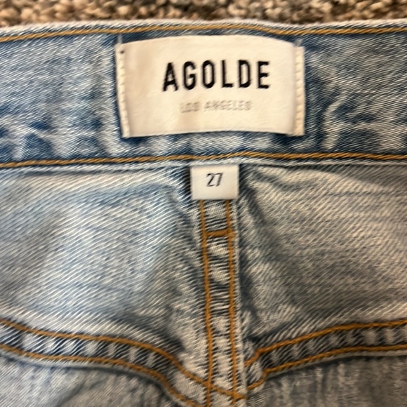 AGOLDE Riley High Rise Straight - Picture 3 of 6